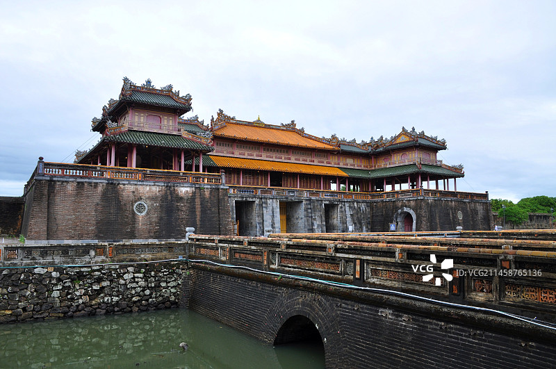 越南顺化皇城午门 Hoàng thành Huế图片素材