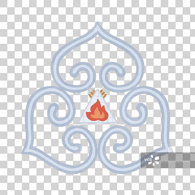 鄂伦春族图腾图片素材