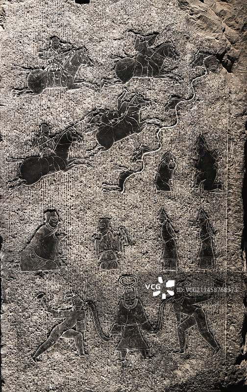 山东博物馆汉代画像石艺术展展品图片素材