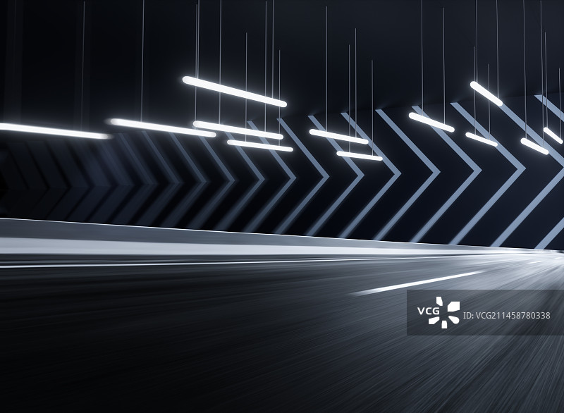 夜晚道路图片素材