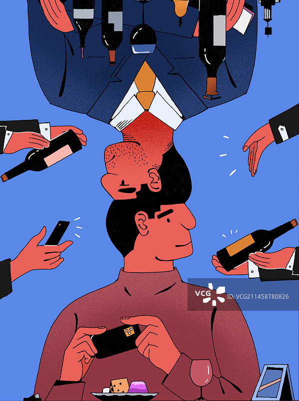 克制与消遣图片素材