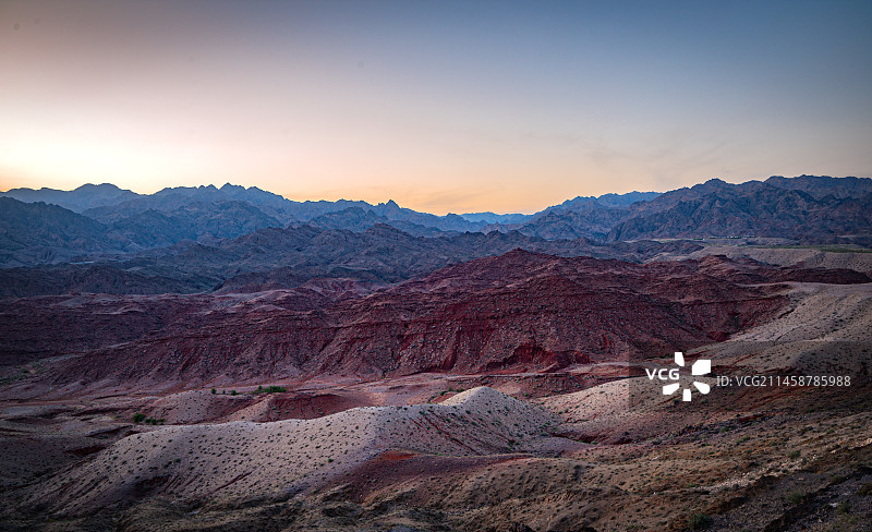 巴彦淖尔乌拉特后旗阴山山脉图片素材