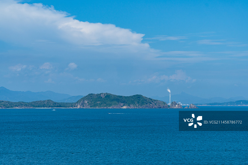 中国香港流浮山龙鼓滩发电厂图片素材