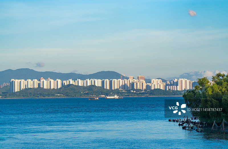 深圳湾公园海滨风光图片素材