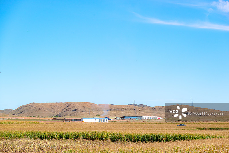 巴彦淖尔乌拉特中旗海流图生态园图片素材