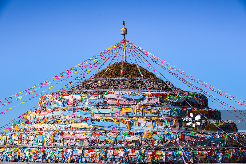 巴彦淖尔乌拉特中旗海流图生态园图片素材