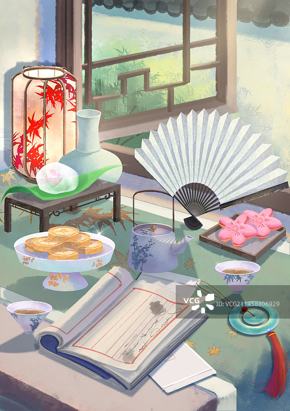 中式茶点图片素材