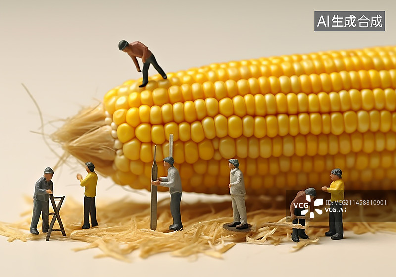 【AI数字艺术】创意微距模型人物静物摄影图片素材