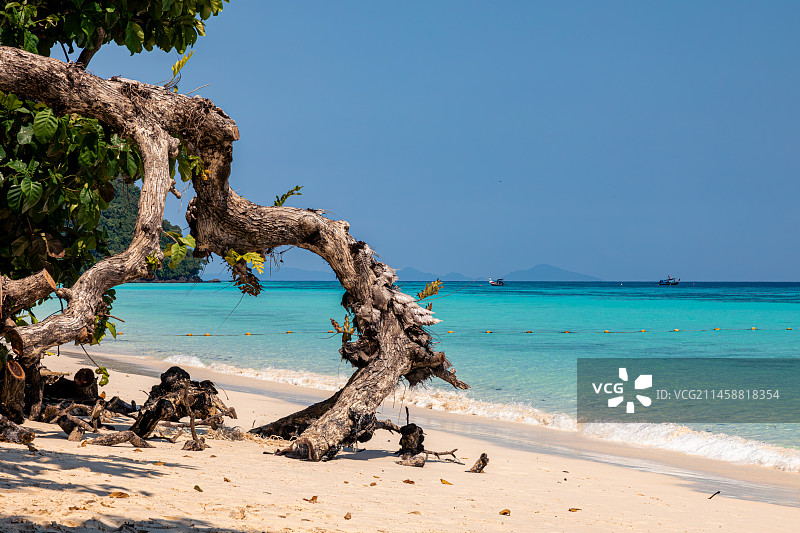 天堂岛的沙滩和海（泰国洛克岛）图片素材