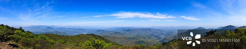 杭州临安天目山全景图片素材