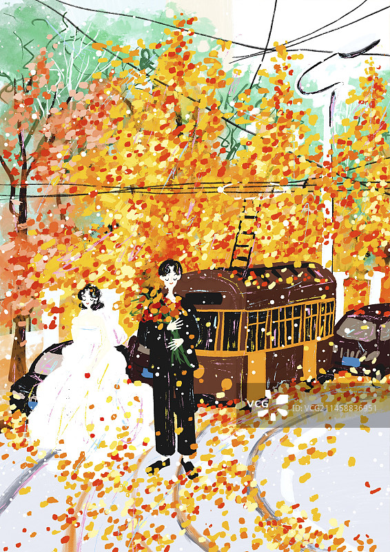 寒露时节一起度过这个秋天图片素材