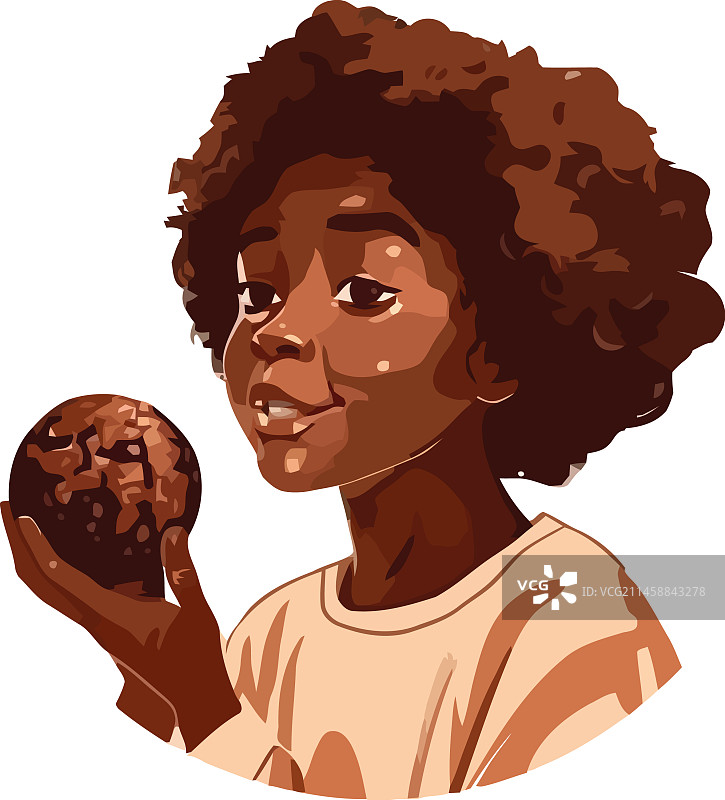 手拿糖果的快乐儿童庆祝活动图片素材