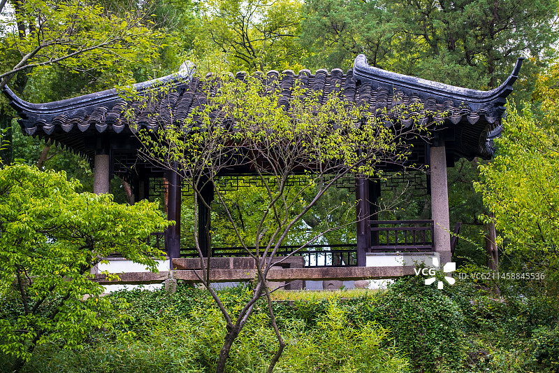 拙政园雪香云蔚亭图片素材