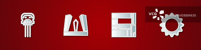 欧洲建筑房屋装饰套装图片素材