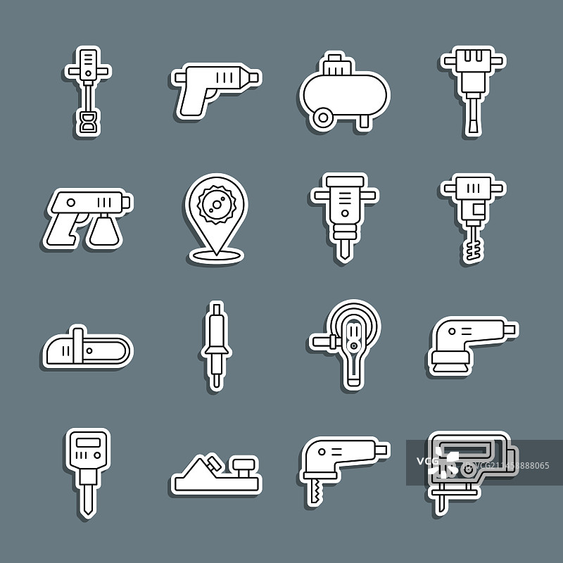 电力线路电动曲线锯砂光机手持式电气设备图片素材