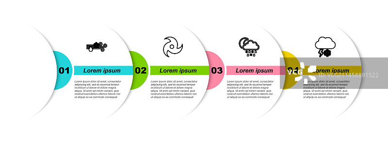 线条风雨雪龙卷风云图片素材