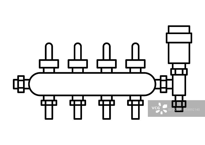 水力歧管工业图片素材