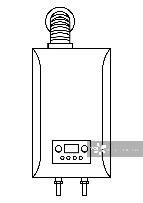 燃气锅炉工业图图片素材