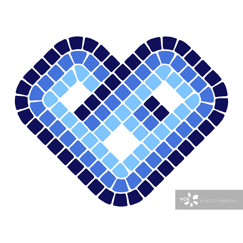 复古陶瓷石材马赛克装饰元素图片素材