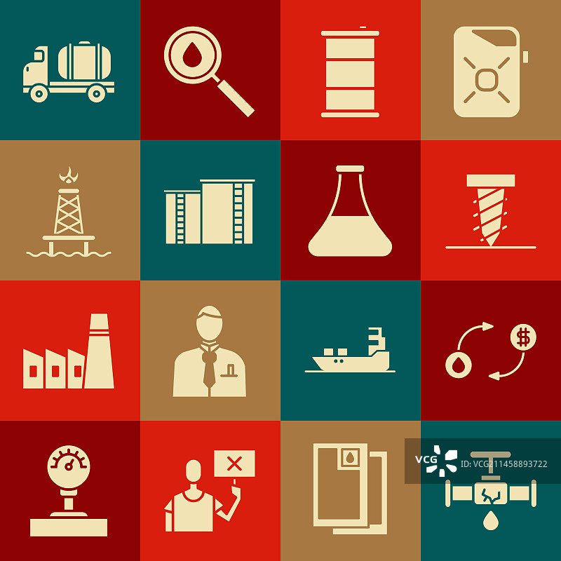 破损管道漏油更换装置图片素材