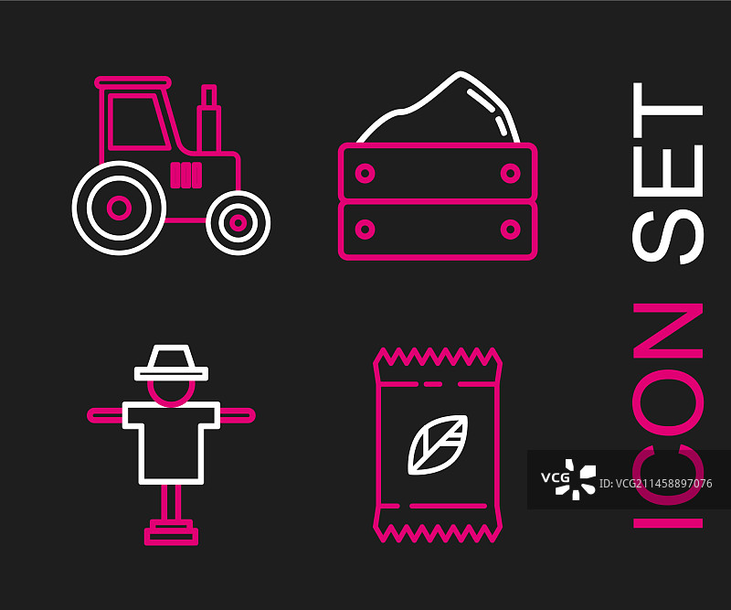 植物种子包装图案图片素材