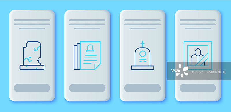 死亡证明和墓碑图片素材