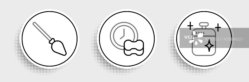 清洁锅具把手扫帚icon图片素材