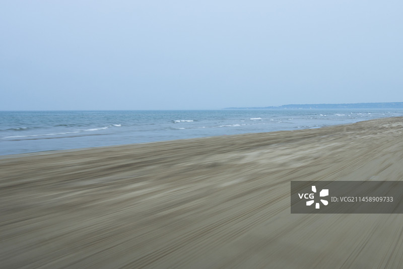 日本能登千里滨海滩航拍图片素材