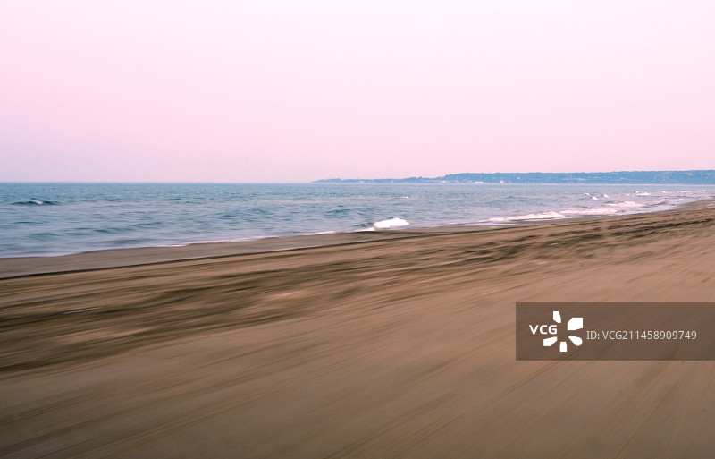 日本能登千里滨海滩航拍图片素材