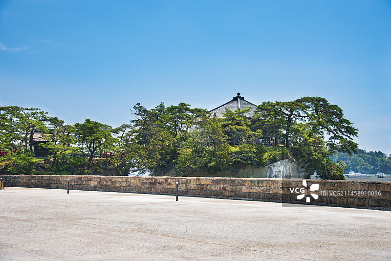 日本宫城县松岛五大堂图片素材