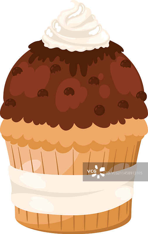 纸杯蛋糕甜点图标设计图片素材