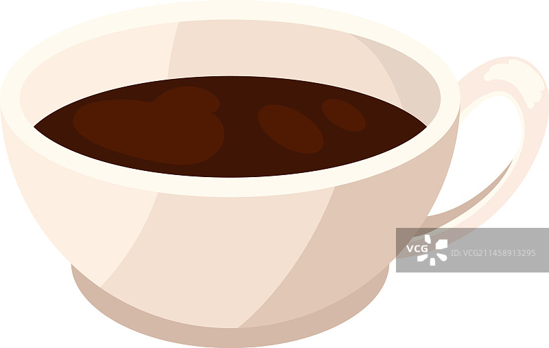 白色背景咖啡杯图标设计图片素材