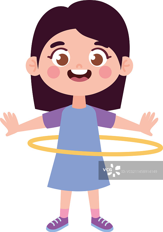 女孩和乌拉乌拉图片素材