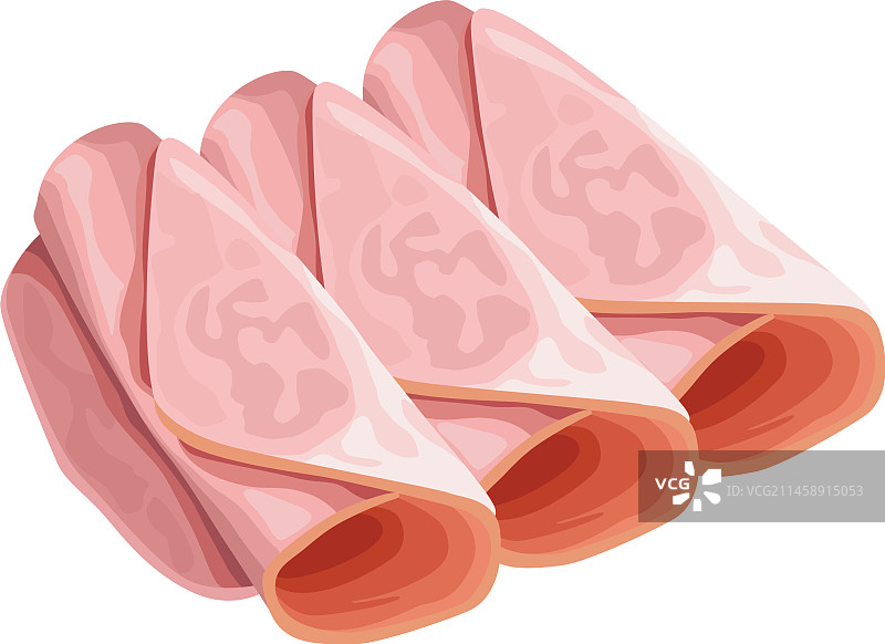 火腿肉制品图标图片素材