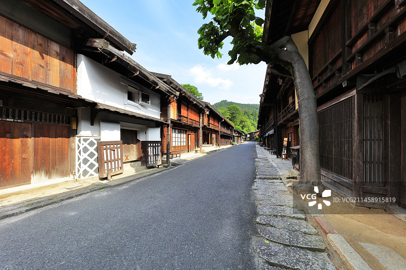 日本中山道妻笼宿图片素材
