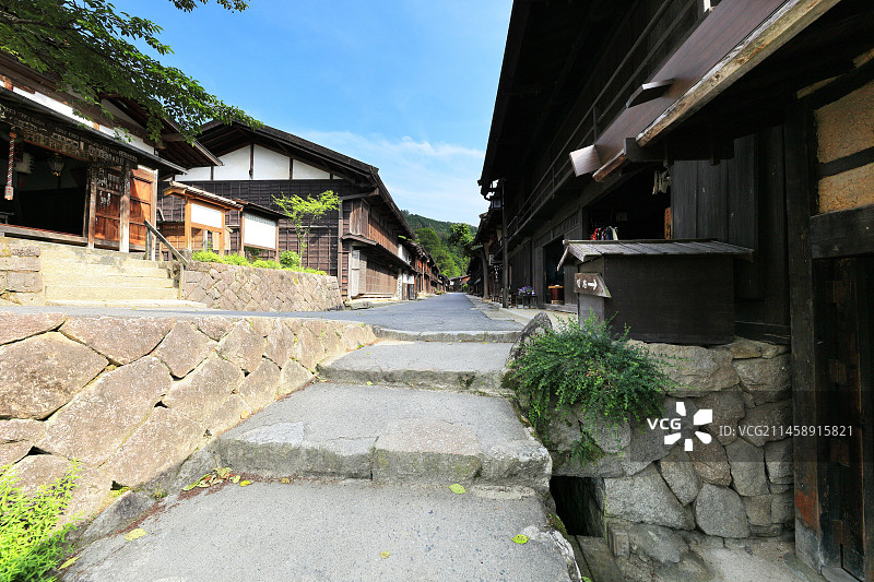 日本中山道妻笼宿图片素材