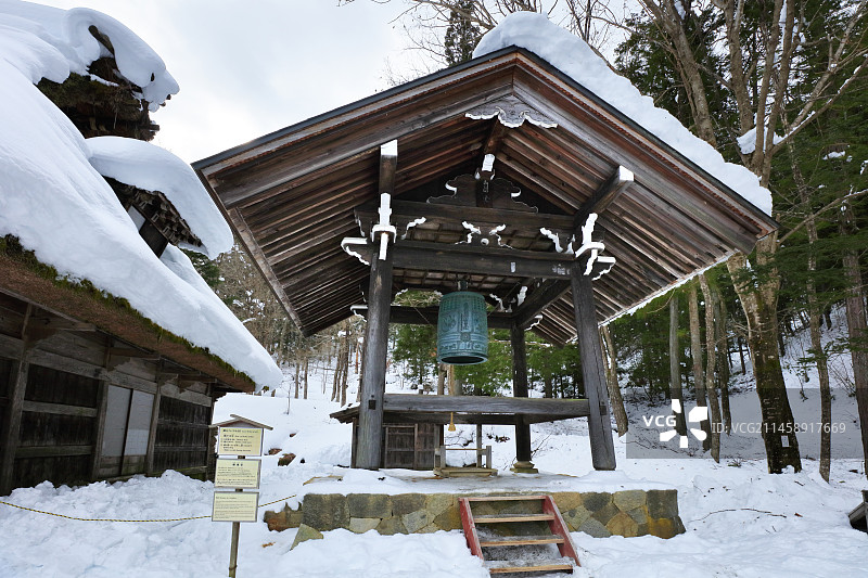 日本飞驒民俗村钟楼（岐阜县高山市）图片素材