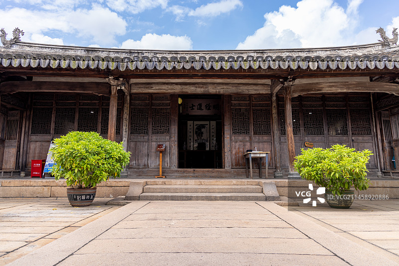 温州明代抗倭永昌堡内王诤故居都堂第（御史巷1号）图片素材