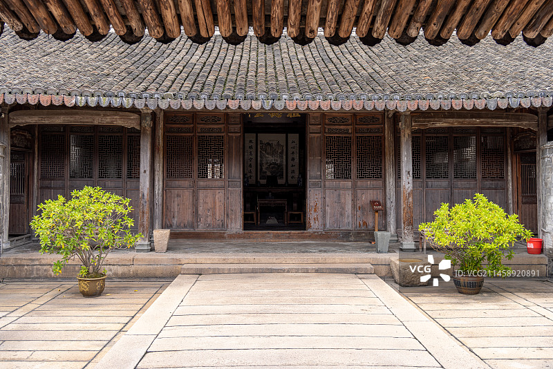 温州明代抗倭永昌堡内王诤故居都堂第（御史巷1号）图片素材