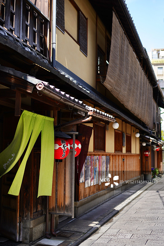 日本京都府祇园城镇风光图片素材