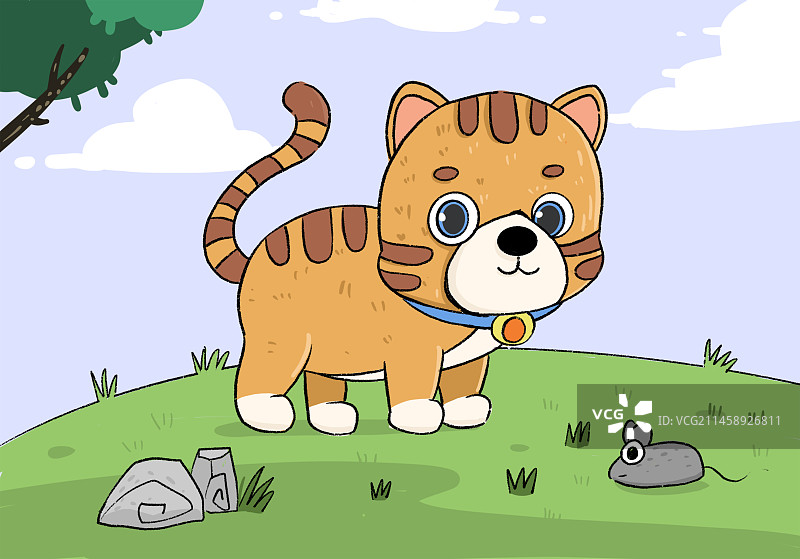 卡通小猫咪图片素材