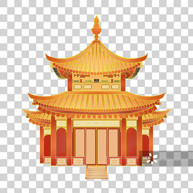 二十四节气白露之城市古建筑图片素材