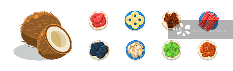 甜味健康零食干果图片素材