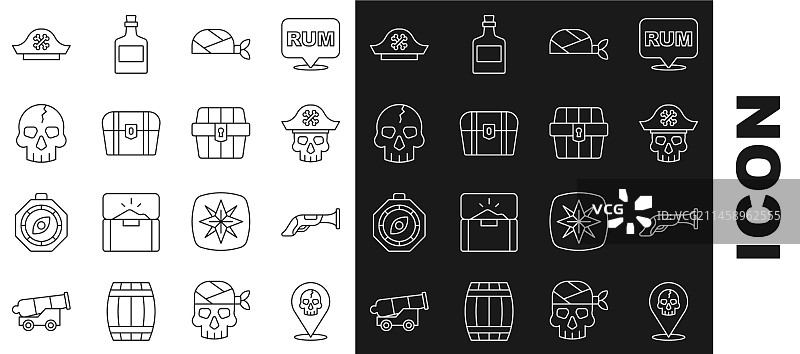 线条位置，海盗复古手枪图片素材