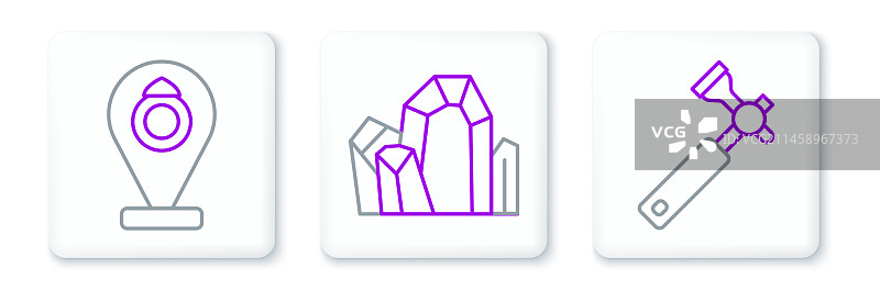 线条、珠宝商放大镜、珠宝店和宝石图片素材