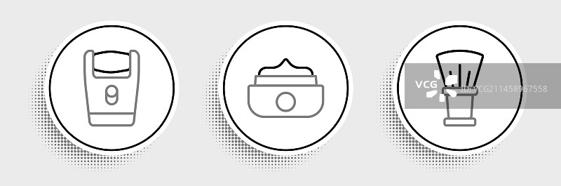 剃须刷电动剃须刀片图片素材