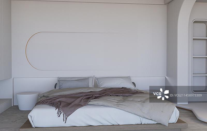 室内卧室空间背景图片素材