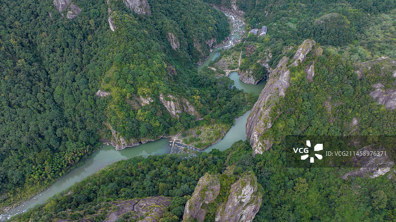 楠溪江石桅岩图片素材