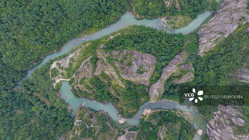 楠溪江石桅岩图片素材