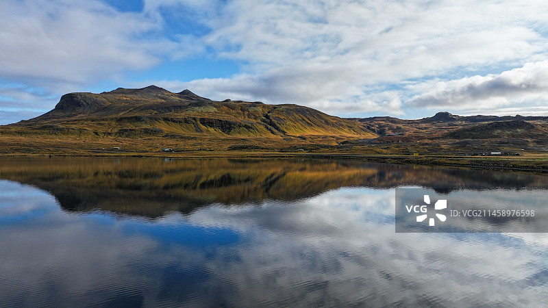 冰岛Iceland - 阿尔纳斯塔皮 Arnarstapi图片素材